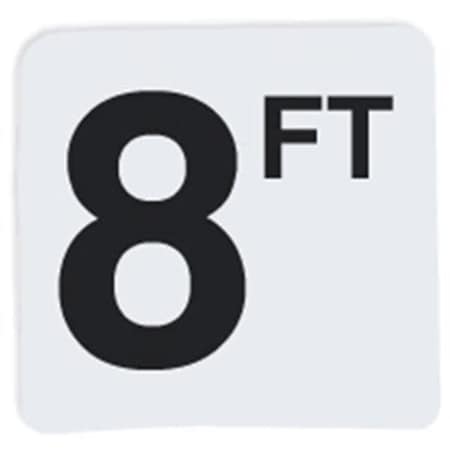 Inlays Inc Inlays V620080 6 in. Vinyl Stickon 8 ft. V620080